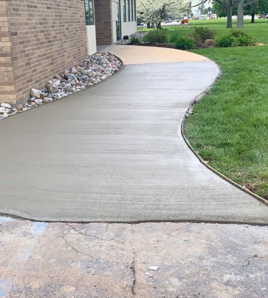 ConcreteAid provides professional concrete walkway replacement services in Omaha, specializing in the removal and replacement of damaged or outdated walkways for commercial properties.
