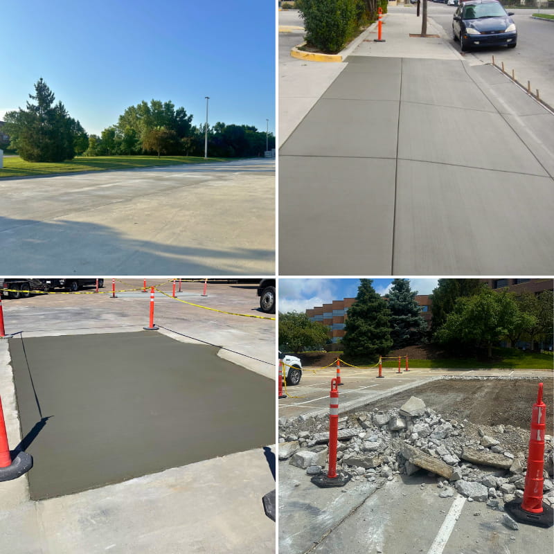 Elkhorn Parking lot services ConcreteAid